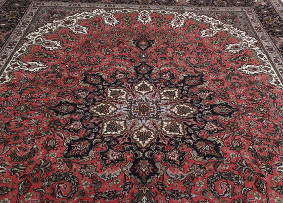 Image 1 of Origineel handgeknoopt Perzisch tapijt Tabriz 40 Raj Fijn 390 X 300 Cm Topconditie