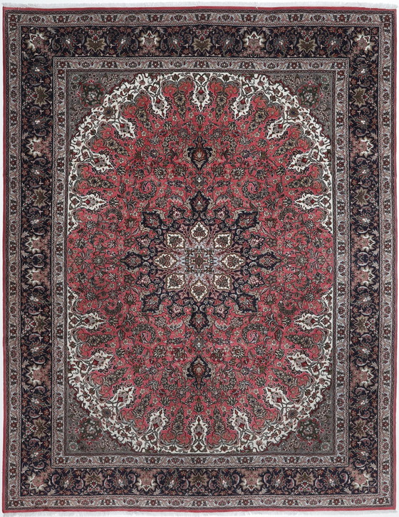 Image 1 of Origineel handgeknoopt Perzisch tapijt Tabriz 40 Raj Fijn 390 X 300 Cm Topconditie