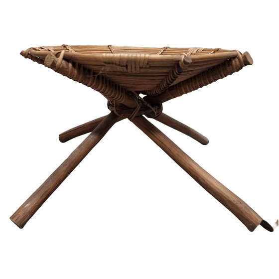 Image 1 of Vintage Afrikaanse Rotan Krukjes