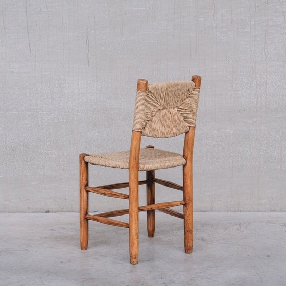 Image 1 of Set van 7 vintage stoelen "Bauche - 19" van Charlotte Perriand, Frankrijk 1960