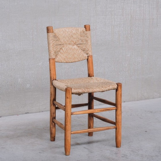 Image 1 of Set van 7 vintage stoelen "Bauche - 19" van Charlotte Perriand, Frankrijk 1960