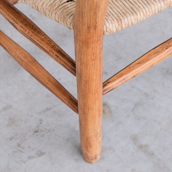 Image 1 of Set van 7 vintage stoelen "Bauche - 19" van Charlotte Perriand, Frankrijk 1960