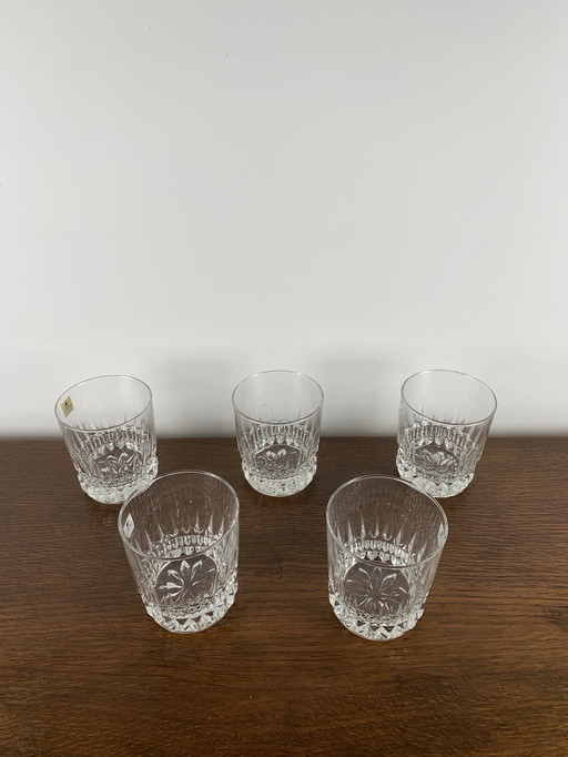 Set van 5 vintage glazen van Luminarc