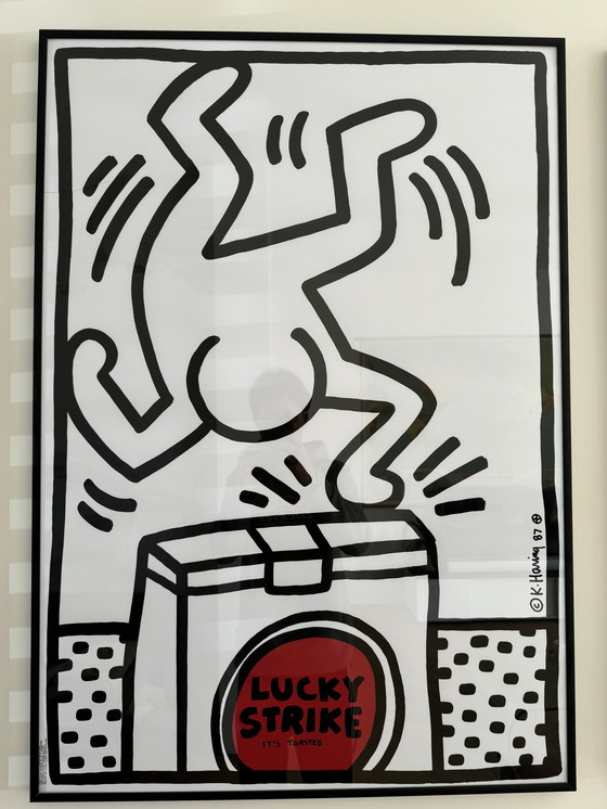 Image 1 of Keith Haring | Lucky Strike | 3/3 | 100X70 | Albin Ulbry