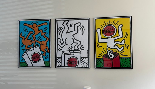 Keith Haring | Lucky Strike | 3/3 | 100X70 | Albin Ulbry