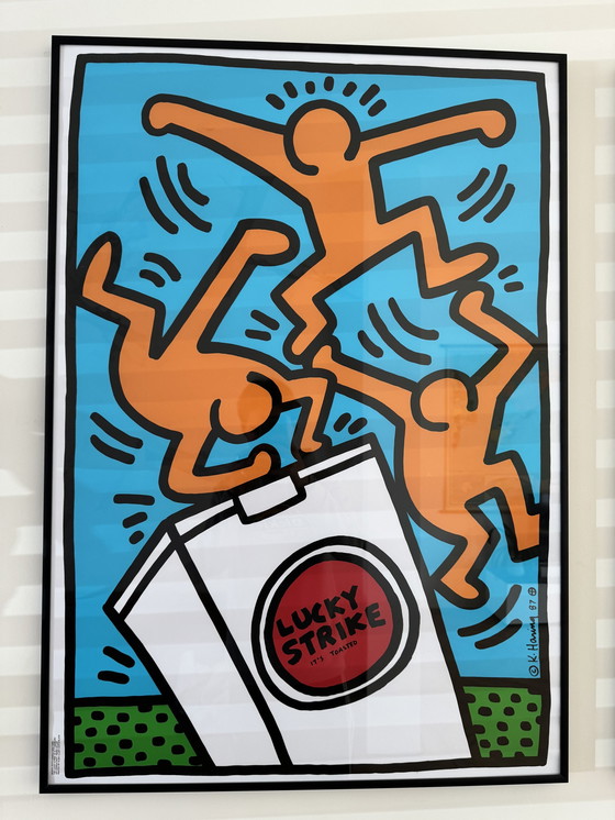 Image 1 of Keith Haring | Lucky Strike | 3/3 | 100X70 | Albin Ulbry