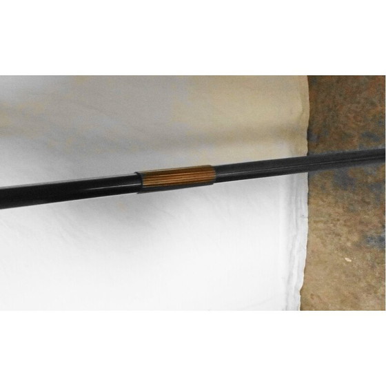 Image 1 of Vintage gouden messing vloerlamp met 3 lampen voor La Maison Arlus, 1950