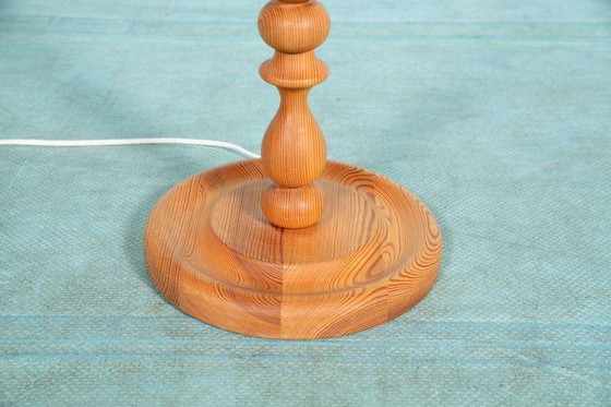 Image 1 of Vintage houten vloerlamp jaren 60/70, Scandinavian bohemian