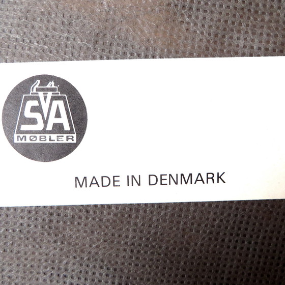 Image 1 of 4X Vintage Teak Eetkamerstoelen Ontworpen Door Johannes Andersen Voor Sva Møbler In De Jaren '60