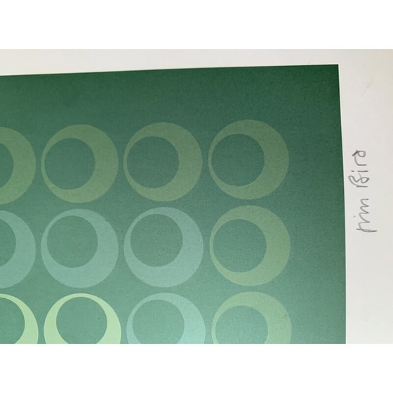 Image 1 of Vintage fotolithografie door Jim Bird, 1972