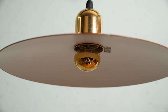 Image 1 of Minimalist metalen hanglamp jaren 80, postmodern pendant