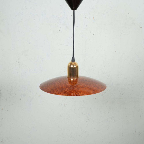 Image 1 of Minimalist metalen hanglamp jaren 80, postmodern pendant