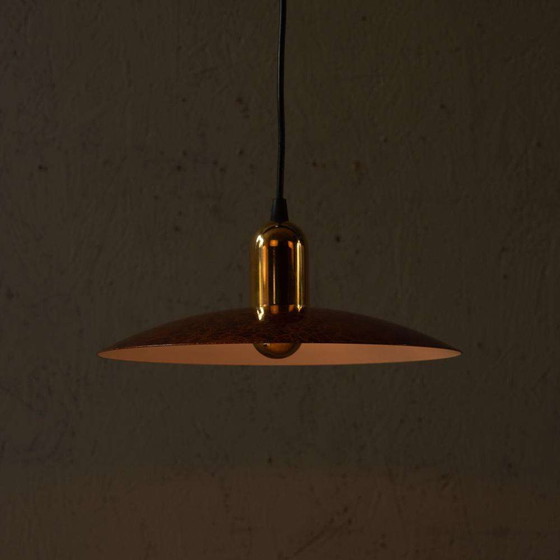 Image 1 of Minimalist metalen hanglamp jaren 80, postmodern pendant