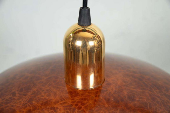 Image 1 of Minimalist metalen hanglamp jaren 80, postmodern pendant