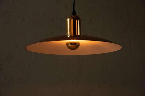 Image 1 of Minimalist metalen hanglamp jaren 80, postmodern pendant