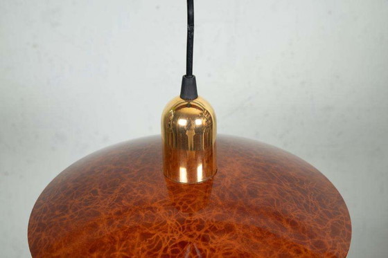 Image 1 of Minimalist metalen hanglamp jaren 80, postmodern pendant