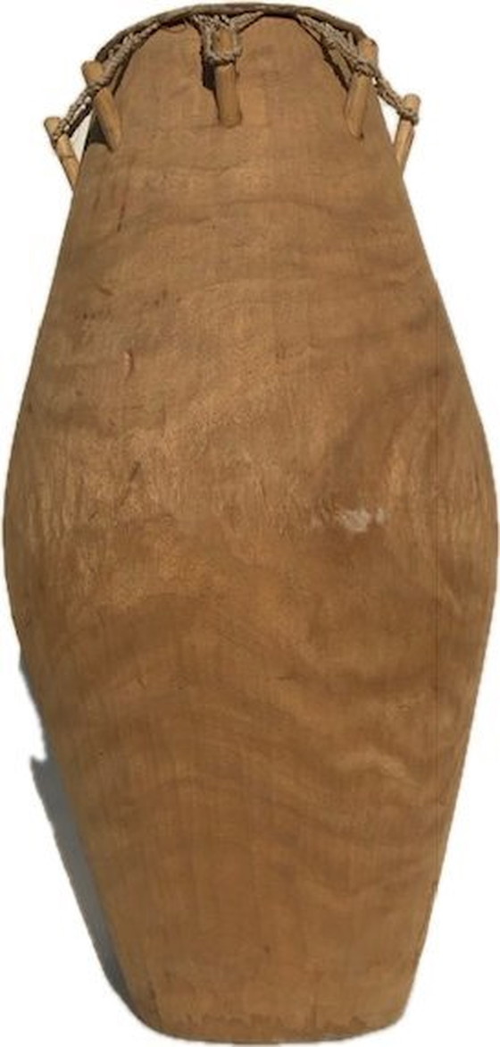 Image 1 of Ghanese Atumpan Talking Drums - 2x Sets of 5 Pieces