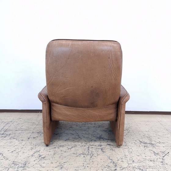 Image 1 of De Sede DS 50 echt lederen fauteuil in cognac Relax-functie #13418