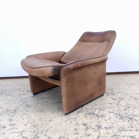 Image 1 of De Sede DS 50 echt lederen fauteuil in cognac Relax-functie #13418