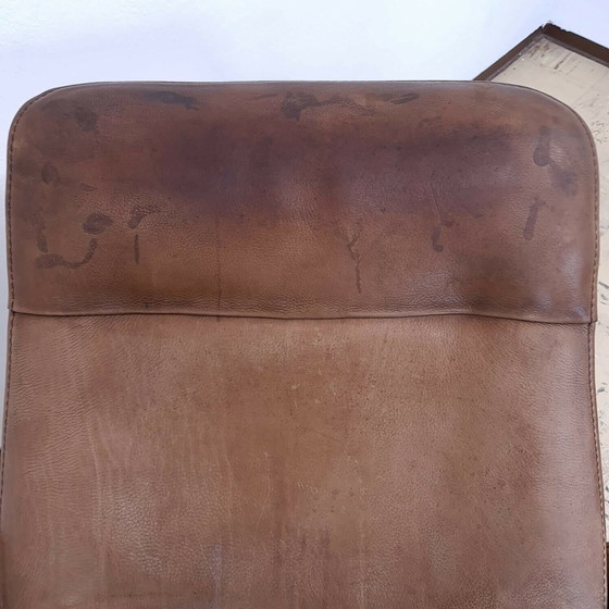 Image 1 of De Sede DS 50 echt lederen fauteuil in cognac Relax-functie #13418