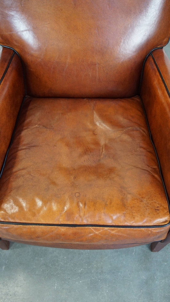 Image 1 of 2 X Armchair Gemaakt Van Schapenleer 