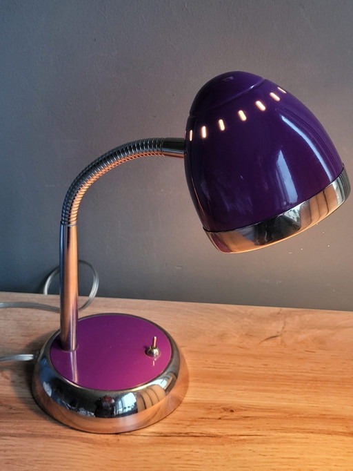 Vintage Metalen Bureaulamp