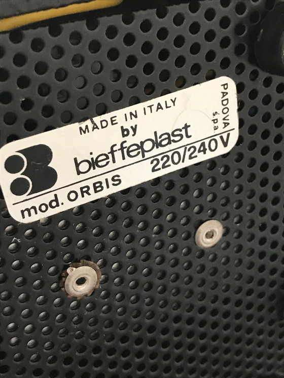 Image 1 of Lamp van Ron Rezek voor Bieffeplast Model Orbis Italië 1980