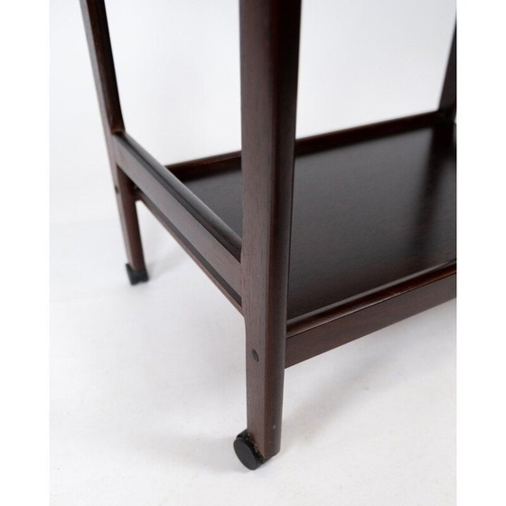 Image 1 of Vintage trolleytafel in mahonie, Deens 1960