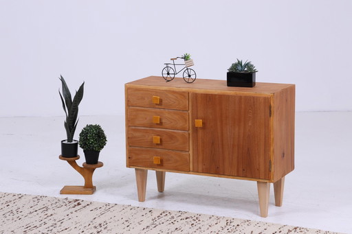 Houten ladekast uit Mid Century | vintage ladekast | opbergmeubel uit de jaren 60