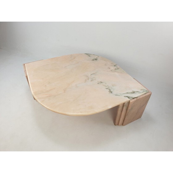 Image 1 of Vintage marmeren salontafel, Italië 1980