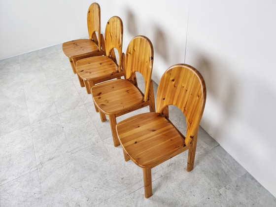 Image 1 of 4 x vintage eetkamerstoelen
