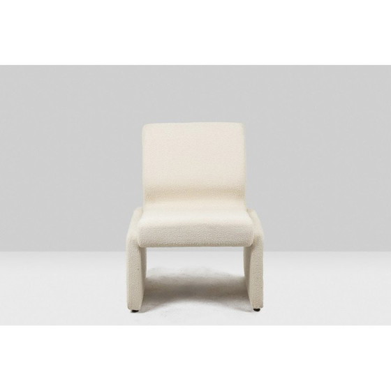Image 1 of Paar vintage fauteuils met witte gespen, 1970
