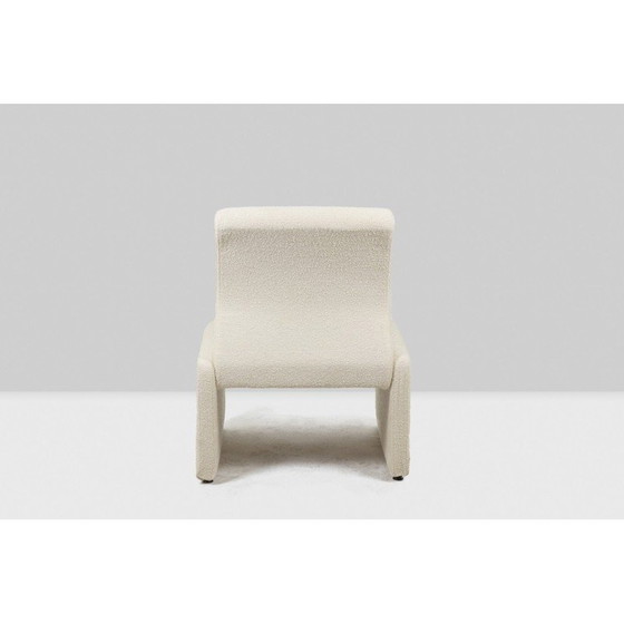 Image 1 of Paar vintage fauteuils met witte gespen, 1970