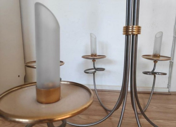 Image 1 of Italiaanse 90'S Grote Design Kroonluchter/Hanglamp