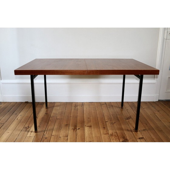 Image 1 of Vintage teakhouten tafel door Paul Geoffroy voor Roche Bobois, Frankrijk 1960