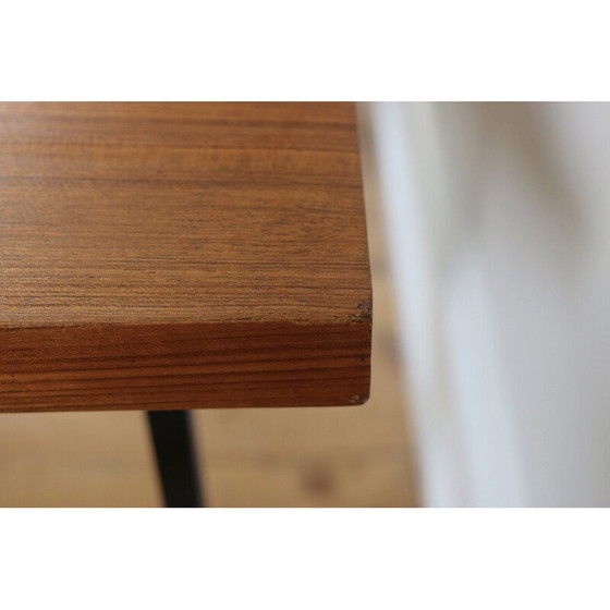 Image 1 of Vintage teakhouten tafel door Paul Geoffroy voor Roche Bobois, Frankrijk 1960