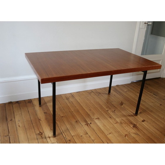 Image 1 of Vintage teakhouten tafel door Paul Geoffroy voor Roche Bobois, Frankrijk 1960