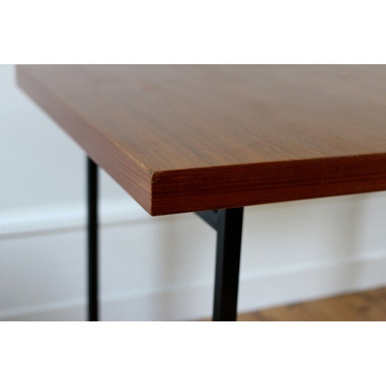 Image 1 of Vintage teakhouten tafel door Paul Geoffroy voor Roche Bobois, Frankrijk 1960