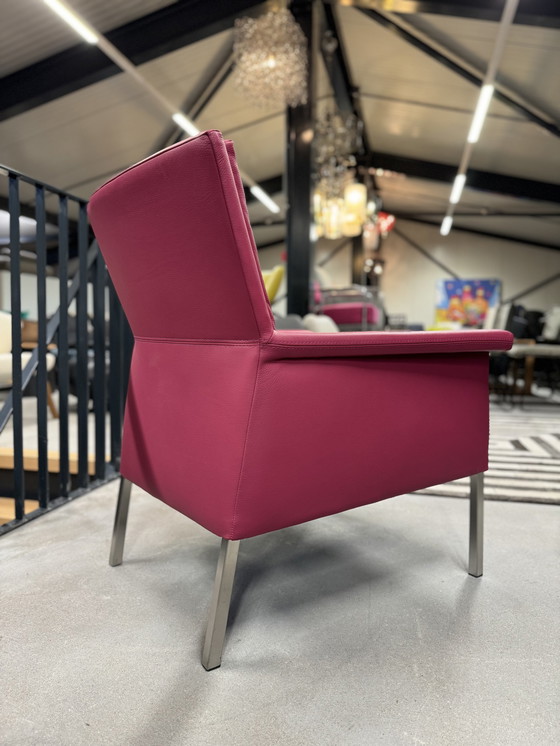 Image 1 of Bert plantagie vogue Fauteuil roze leer