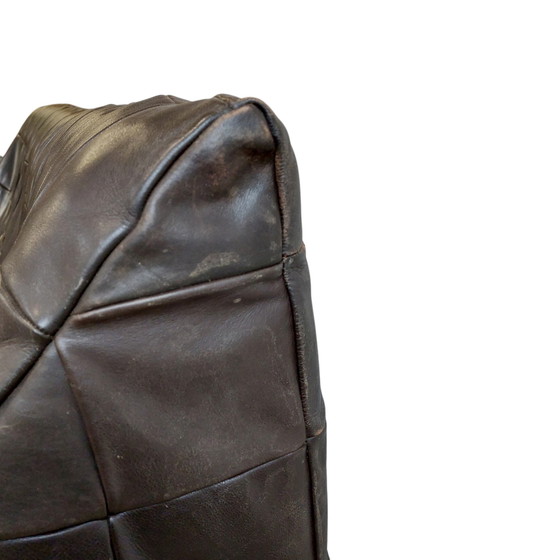 Image 1 of Set Van 3 Vintage Leren Patchwork Zithoek Artima 