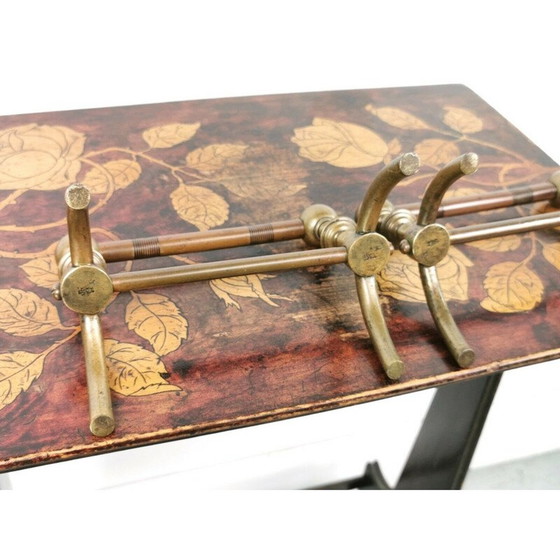 Image 1 of Paar vintage messing vuurpotten van Dr Christopher Dresser