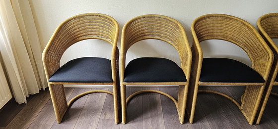 Image 1 of 4x Luit van der Helm stoelen