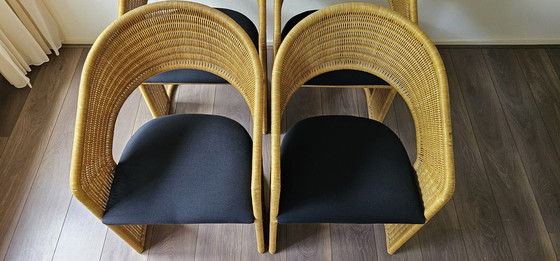 Image 1 of 4x Luit van der Helm stoelen