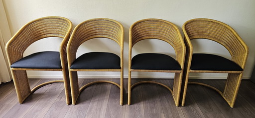 4x Luit van der Helm stoelen