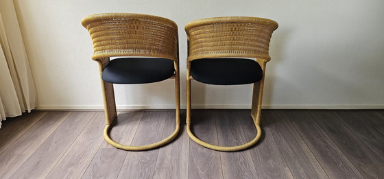 Image 1 of 4x Luit van der Helm stoelen