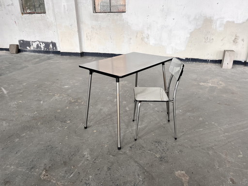 Vintage set Brabantia home steel tafel en stoel