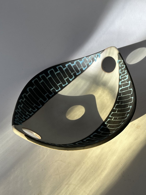 Image 1 of Mid Century Moderne West-Duitse Fruitschaal, 1960S