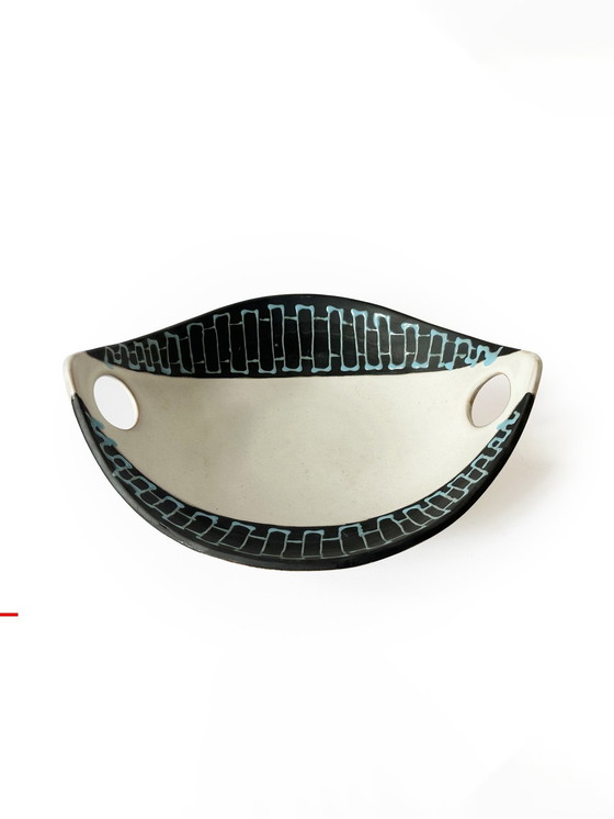 Image 1 of Mid Century Moderne West-Duitse Fruitschaal, 1960S