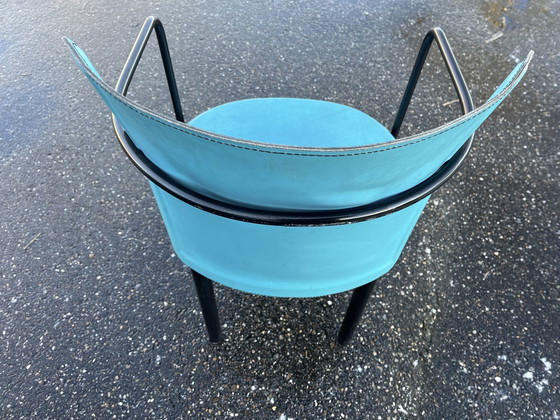 Image 1 of 4 Postmoderne Eetkamerstoelen, Enrico Pellizzoni Italia