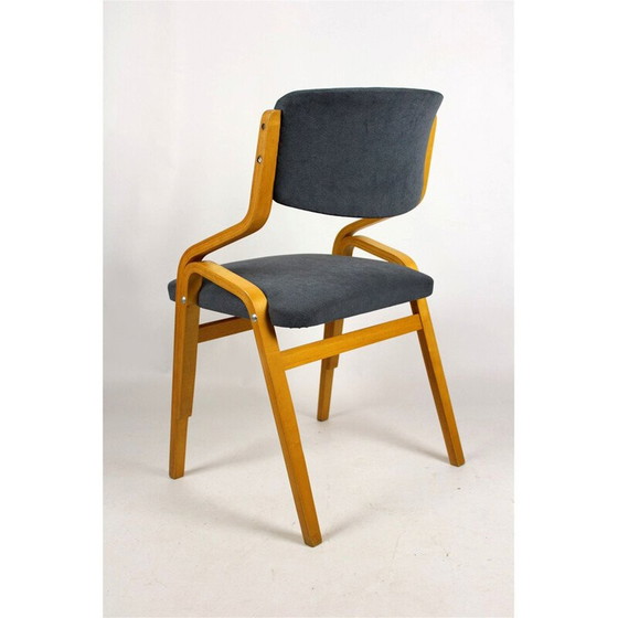Image 1 of Set van 4 vintage stoelen van Drevopodnik Holesov, 1970
